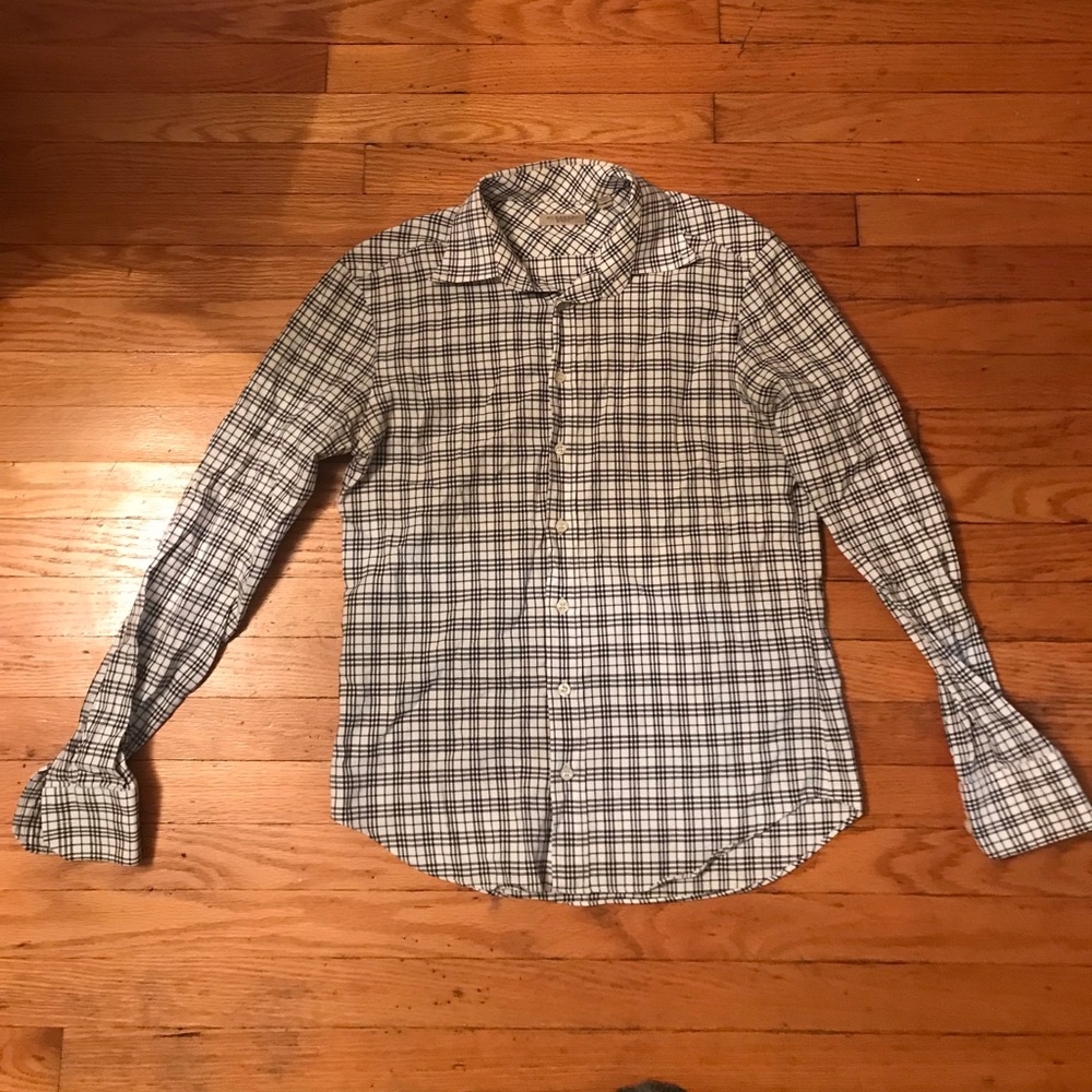 Men’s Burberry Check Cotton Shirt